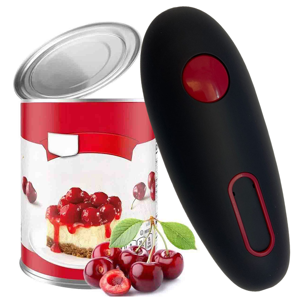 Electric Can Opener Battery Operated One-Touch Can Opener Space Saver Automatic Can Opener for Canned Food. 