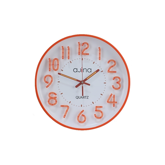 rfl-ajina-maple-digit-round-wall-clock-orange-891212