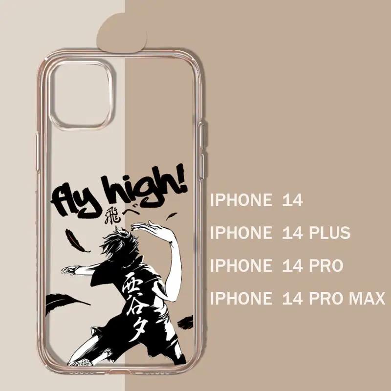 plusro maxe 11 1 iphonu Oya Haikyu volleyball anime phone case transparent soft for 3 12 14 15 p mini. 