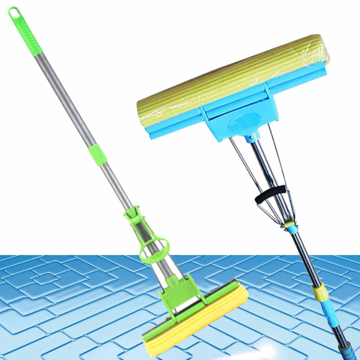 floor cleaning mop brush PVA Extendable Mop Roller Sponge Foam Rubber Mop Floor Super Cleaner