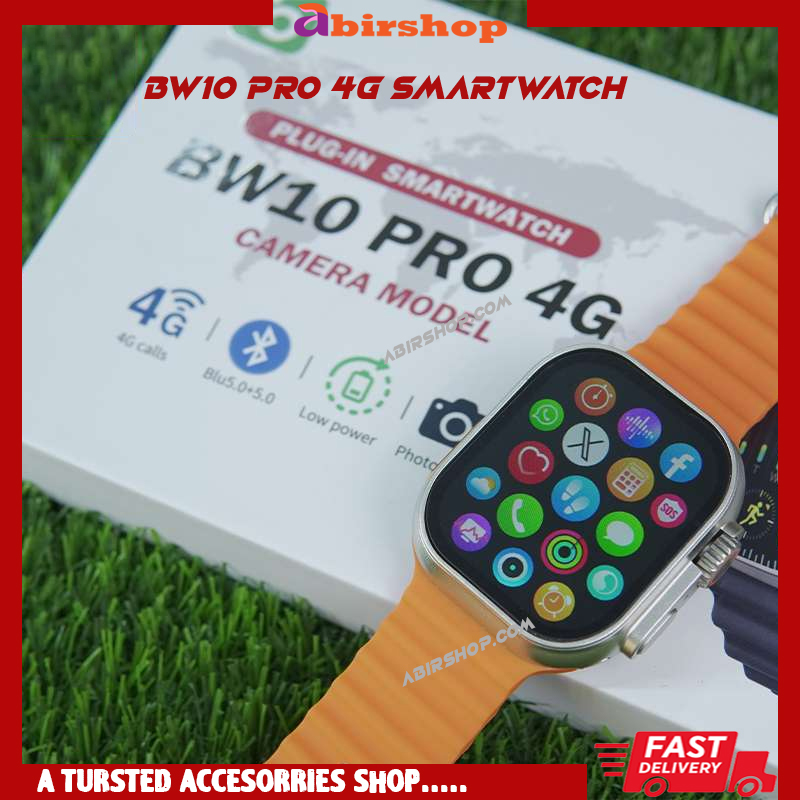 BW10 Pro 4G Sim Card Support Camera Smart Watch