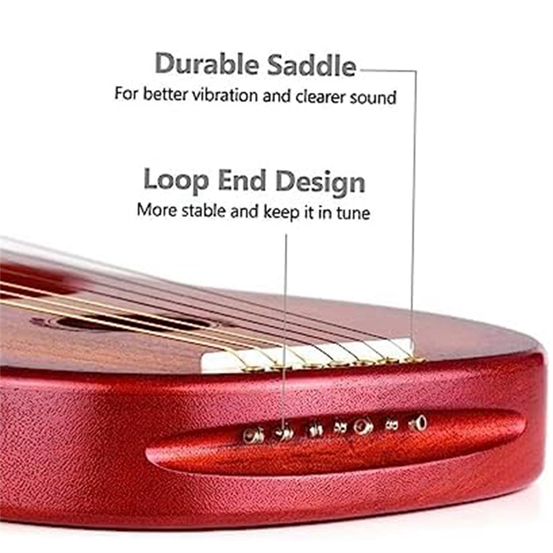 A Sets of 16 Lyre Harp Strings Replacement Accessories Metal String for Lyre Harp. 