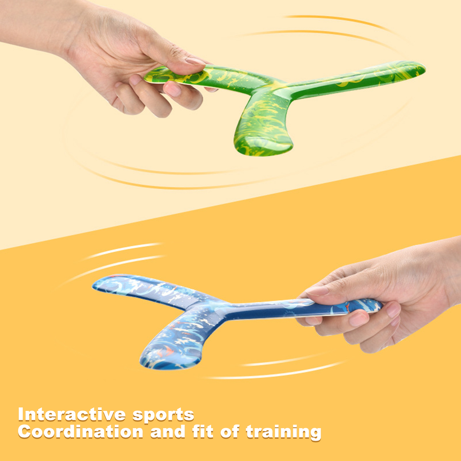 Three-leaf Boomerang Portable Throwing Returning Boomerang. 