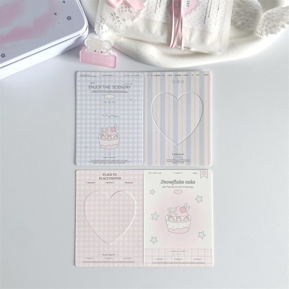 Folded Photocard Packing 3 Inch Cardboard Greeting card Mini Hollowed out Message card for Greeting Crafting DIY projects. 