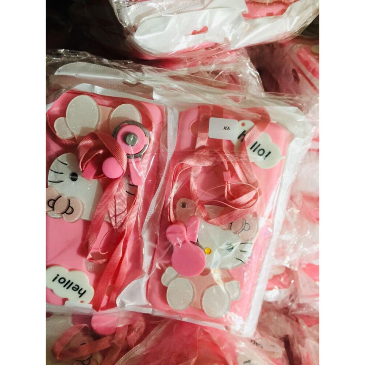 Oppo A3s / A5 / A5s / A7 / A7n / A11k / A12 / A12e / A12s Luxury Hello Kitty Mirror Cute Cartoon Soft Silicone Shockproof Premium Back Cover