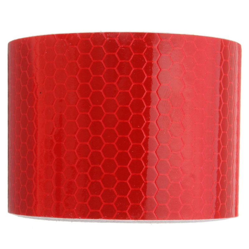5cm x 3m Tape Warning Tape Reflector Tape Security Tape, Red. 