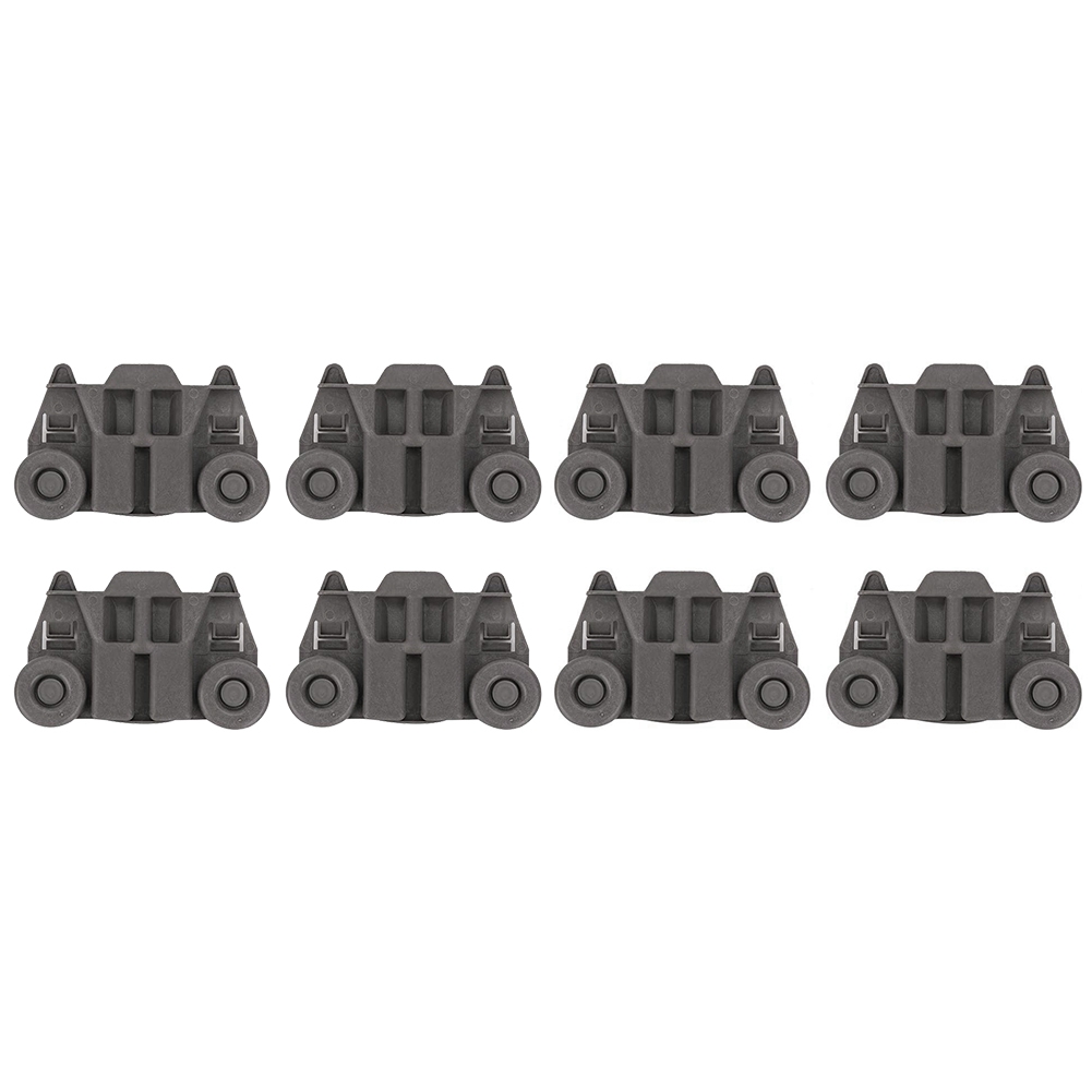 8 Pcs W10195417 Dishwasher Wheels Lower Rack for Dishrack Roller Assembly WPW10195417 Replace Part