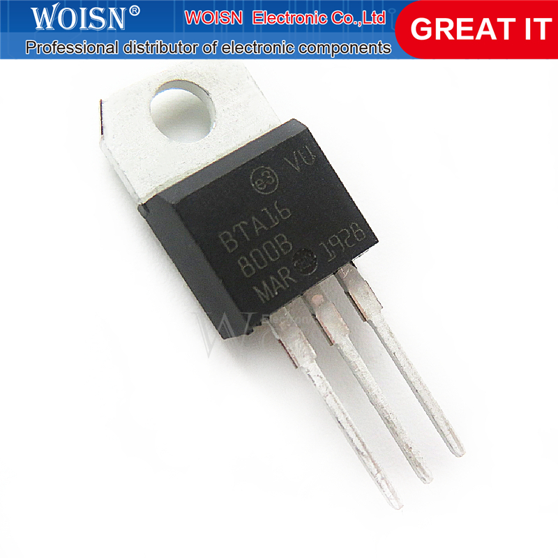 5pcs BTA16-800B BTA16 TO-220