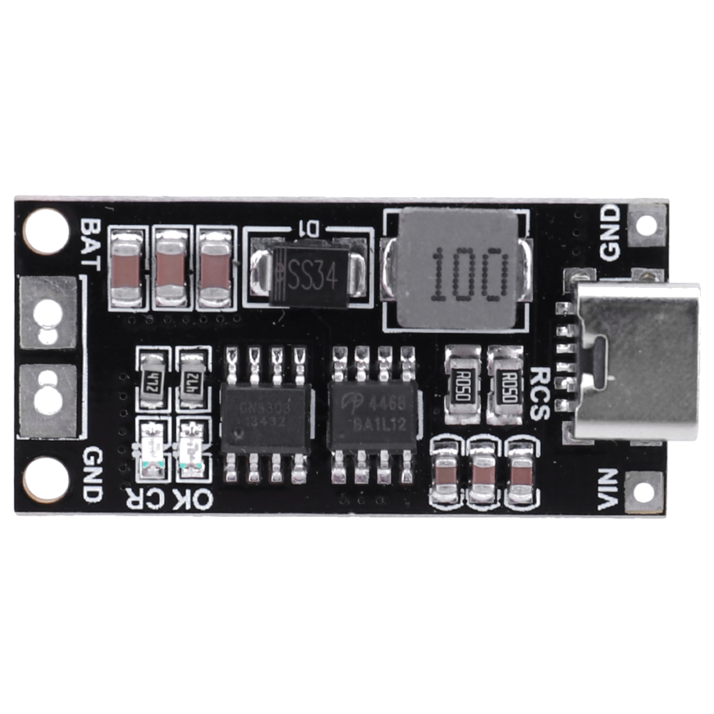 2S 3S 4S Type-C To 8.4V 12.6V 16.8V Step-Up Boost LiPo Polymer Li-Ion Charger 1A 2A 4A Board Module 18650 Lithium Battery. 