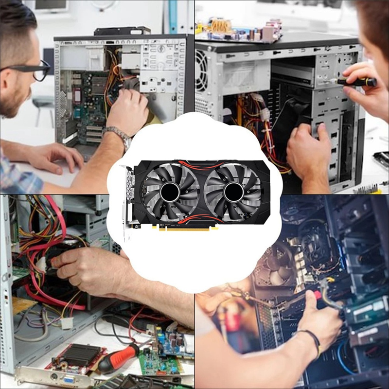 RX580 8GB DDR5 256BIT 2048SP Graphics Card 8Pin Dual Fan for AMD Mining Game Graphics Card. 