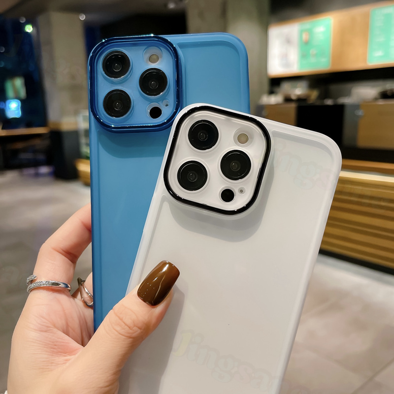 For Redmi Note 13 Pro 4G Case Camera Protection Semi Transparent Soft Silicone Shockproof with Lens Protector Films for Redmi Note 13 Pro 4G Back Cover. 