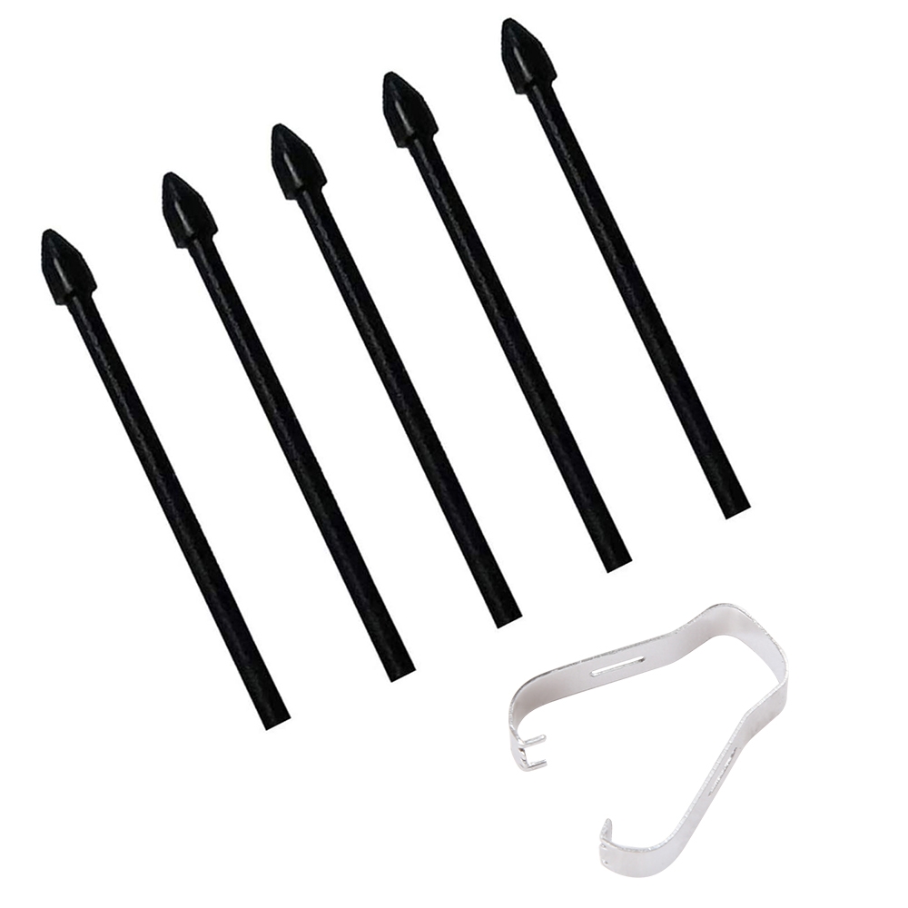 6 in 1 Universal Stylus Pen Replacement Pencil Tips For Samsung Galaxy Tab S8 / S7 / S6 / Galaxy Note20 / Note10 / S23 Ultra / S22 Ultra. 