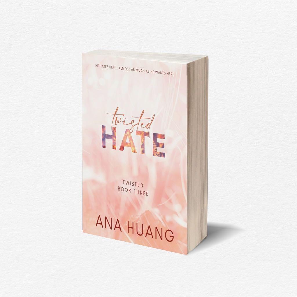 Twisted Hate (Twisted #3) by Ana Huang (Premium Paper and Matte Covers). 