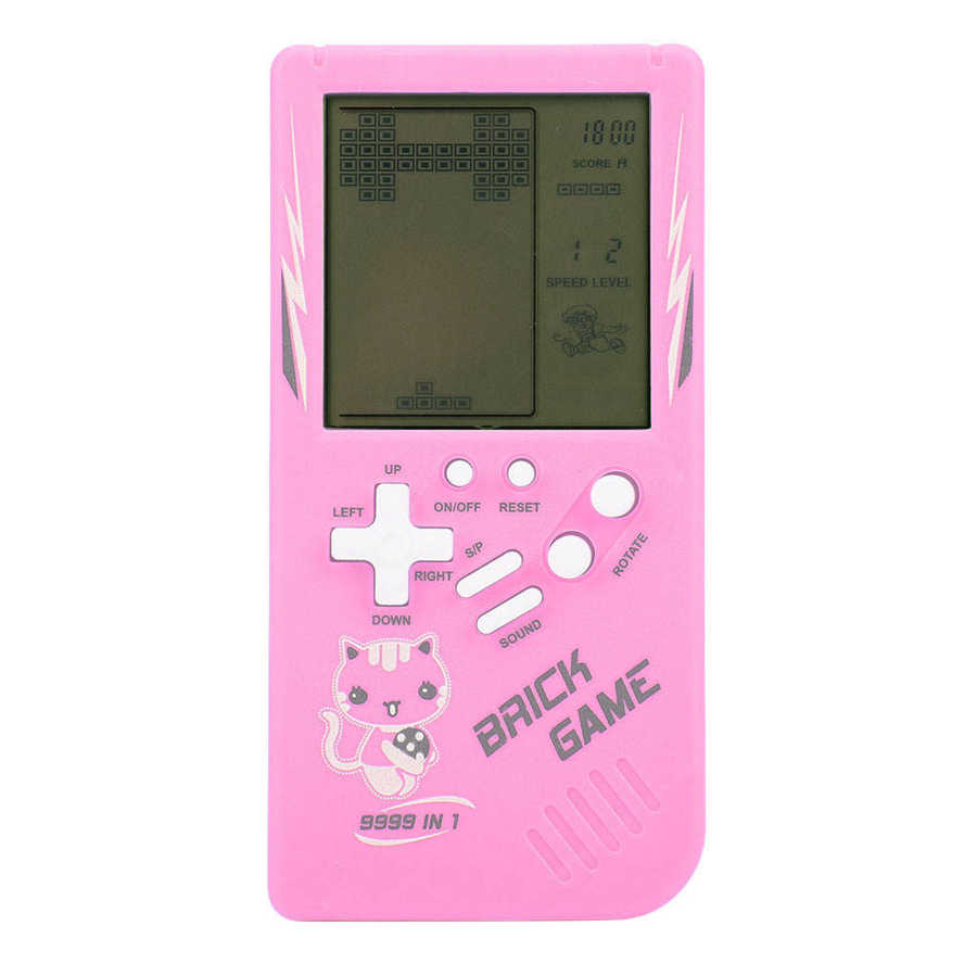 【happy one】Classic Machine Tetris Game Portable Game Console Toys For Child. 