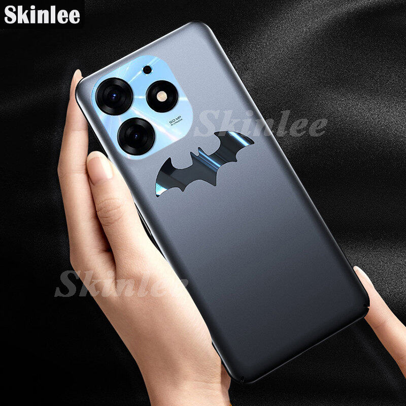 Phone Case Tecno Spark10 Pro Back Cover Luxury Frosted Matte Back Slim Metal Bat man Non-slip Protective Casing for Tecno Spark 10 Pro Cover Cases. 