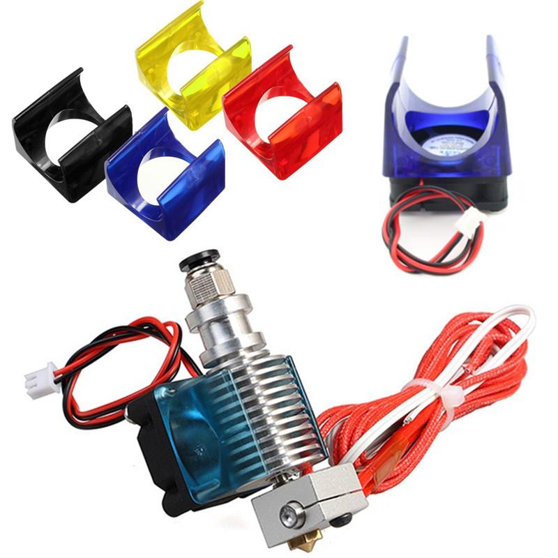 E3D V6 Plastic Cover Shell Case for 30*10 Cooling Fan 3D Printer Extruder DIY Blue. 