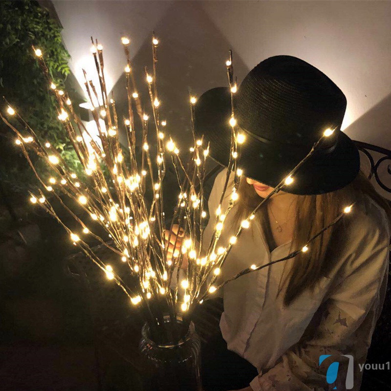 Tree Branch Light Simulation Tree Branch LED Lights Room Bedroom Layout Night Light Decorative String Lights. 