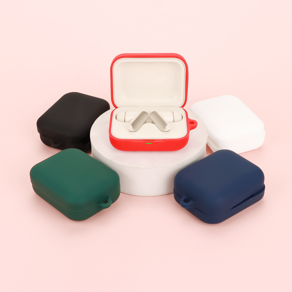 Realme Buds Air 7 Only cover Premium Artificial Carrying cover Shockproof Earbuds Protective Cover Box For Buds Soft Silicone Bluetooth Headphone Cover. 