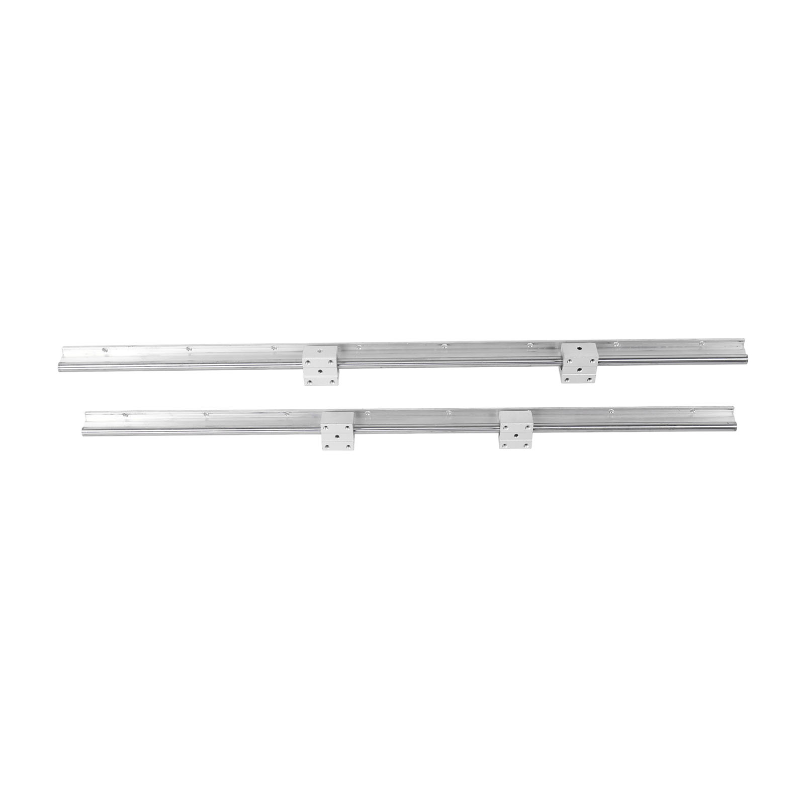 Linear Guide Rail and Slider 800mm Length Linear Rail Slider Set 12mm Diameter Shaft for Machine Tool. 