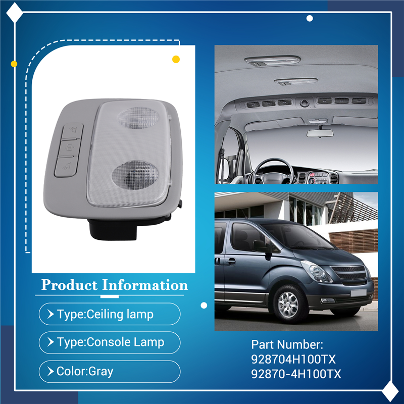 Roof Reading Lights ASSY Console Lamp For i800 H1 Starex. 