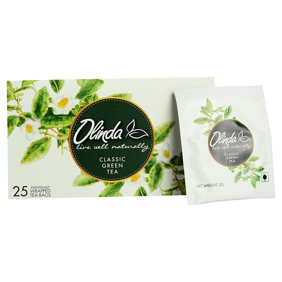 Mind refreshment Sri Lanka product O linda Classic green Tea - 50 Gm