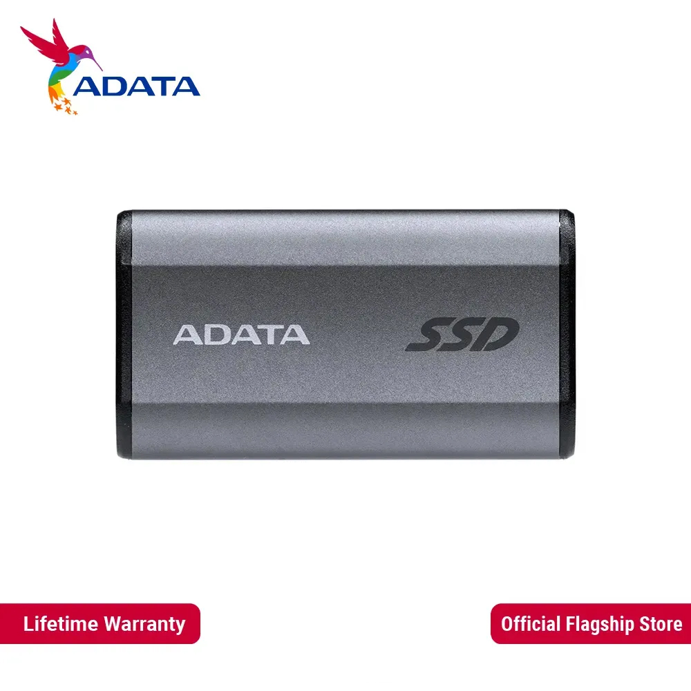 ADATA Elite SE880 500GB USB 3.2 Gen2 Type-C External Solid State Drive Supported Windows, Mac OS, Linux and Android