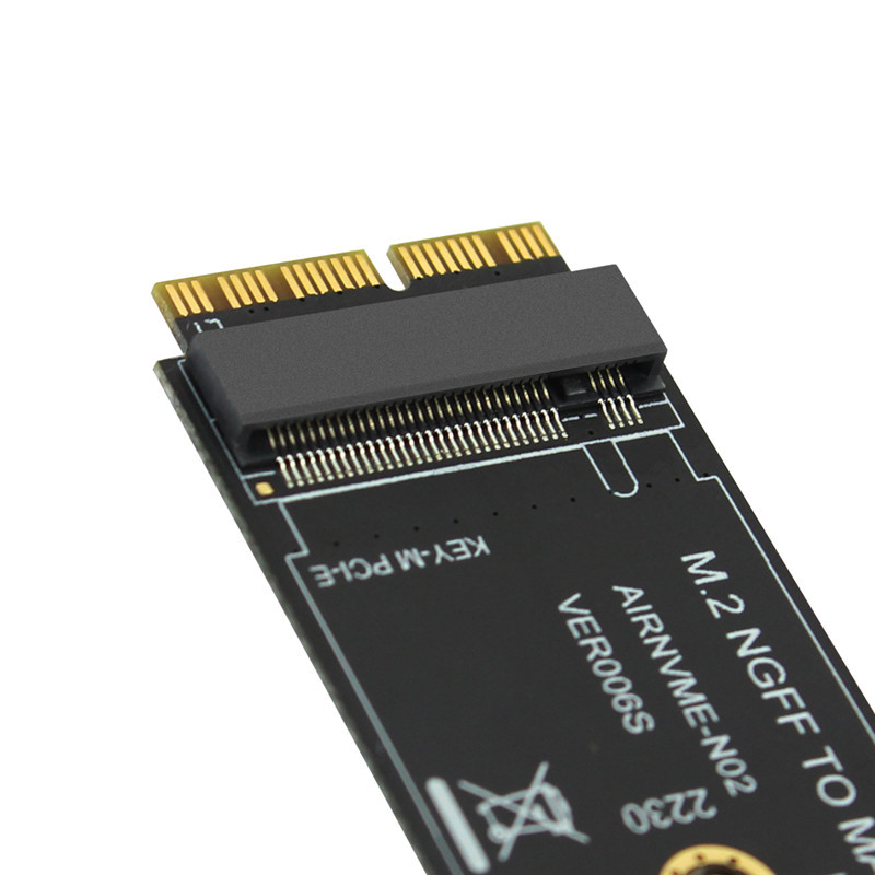 M. 2 NVME SSD Convert Adapter Card for MacBook Air Pro Retina 2013-2024 NVME/AHCI SSD Kit for A1465 A14 66 A1398 A1502. 