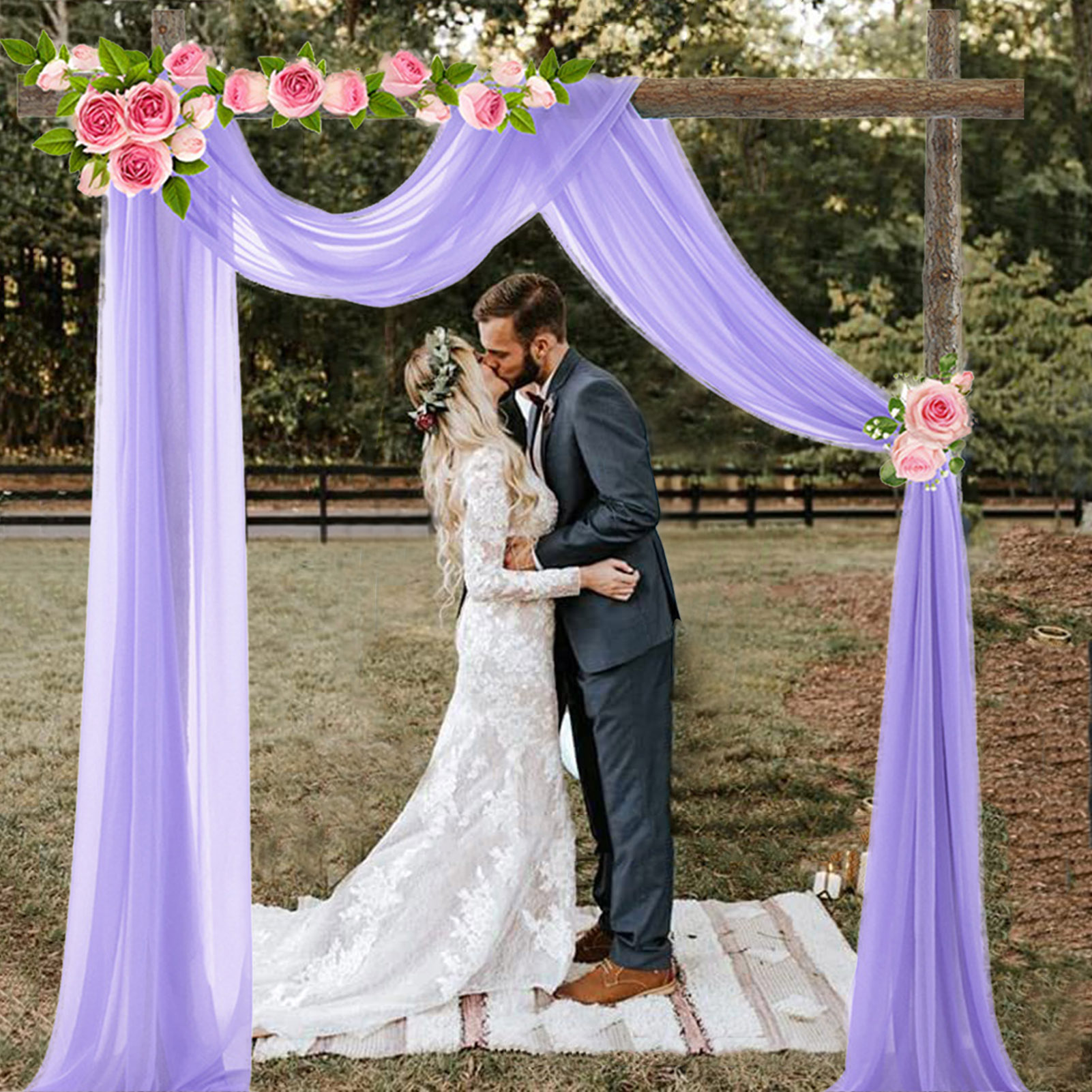 Childrenworld Backdrop Curtain Smooth Premium Ceremony Reception Draping Swag. 