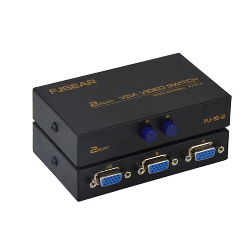 4 Port VGA Switch Video Switcher Box 4 x 1 VGA Selector 4 PC In 1 Out