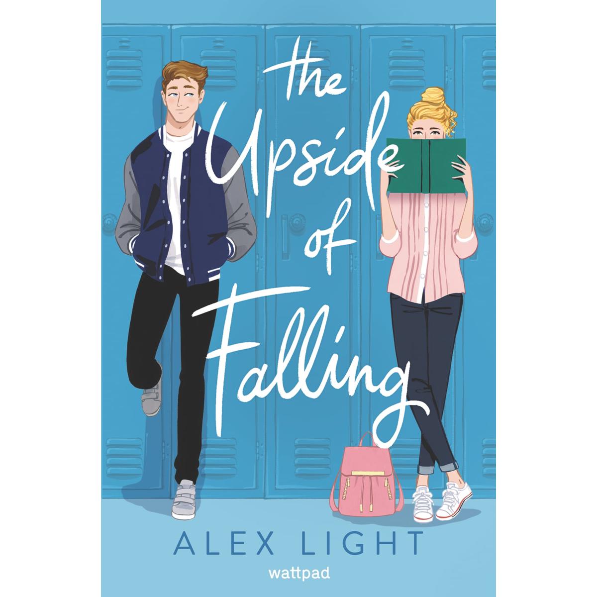 The Upside of Falling by Alex Light (White Print)