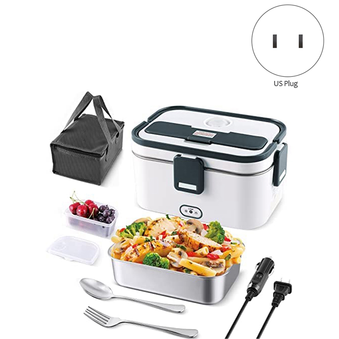 Portable Microwave Oven for Cars Trucks Homes/Offices US Plug Gray. 