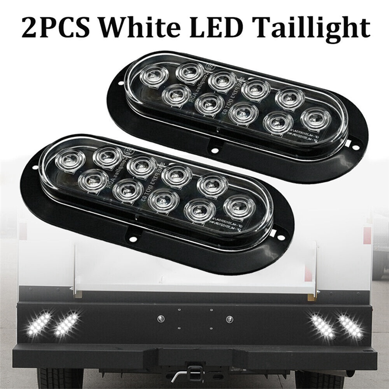 6 Inch LED Set Edge Light Tail Lights Tail Light Turn Signal Light Brake Light Car Accessories As Shown. 