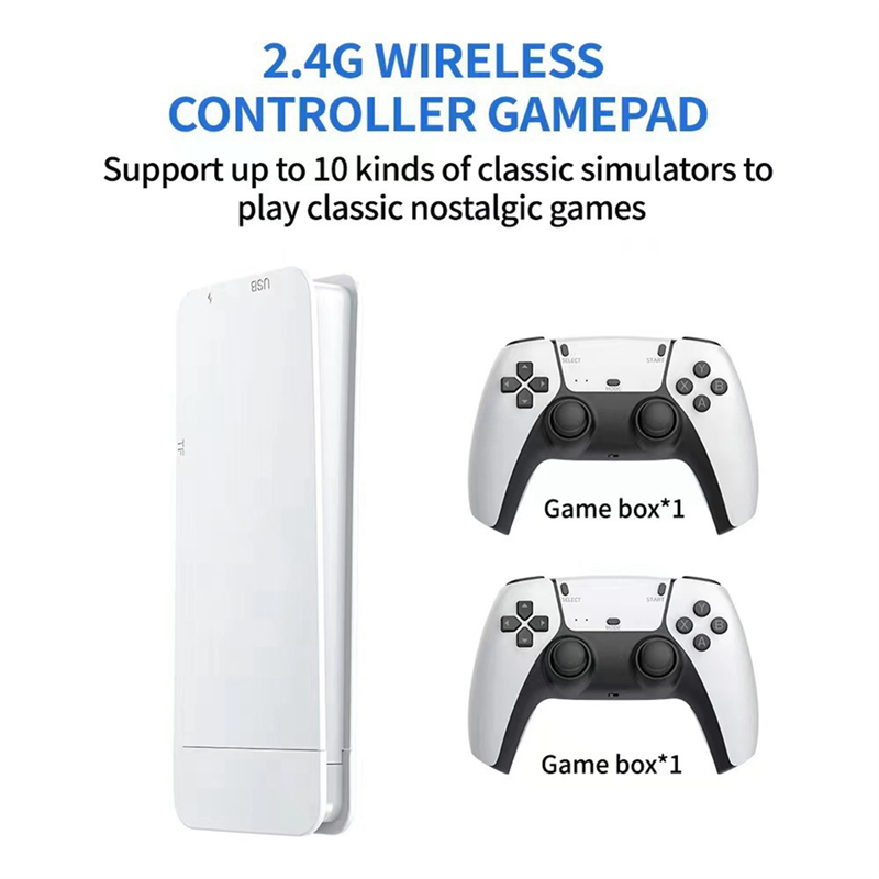 M15 Video Game Stick 4K 64G 20000+ Handheld Video Game Console Wireless Gamepads Controller 20+ Simulators,. 