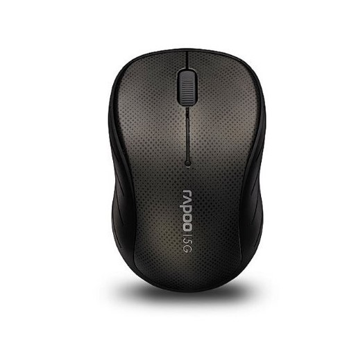 Rapoo 3000P Wireless Optical Black Mouse - Mouse. 