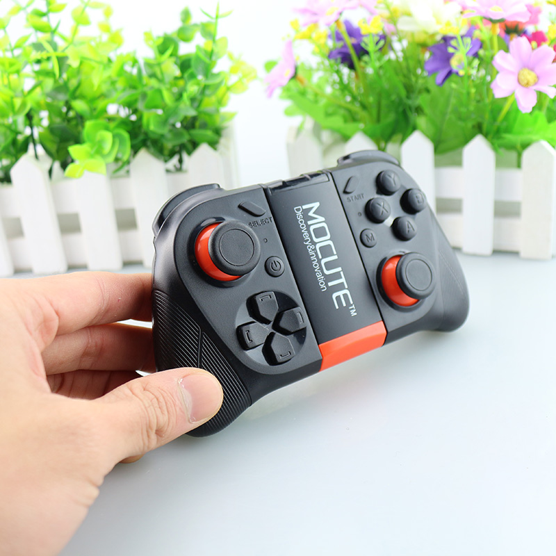 MOCUTE 050 VR Game Pad Android Joystick Controller Selfie Remote Control Shutter Gamepad for PC Smart Phone + Holder. 
