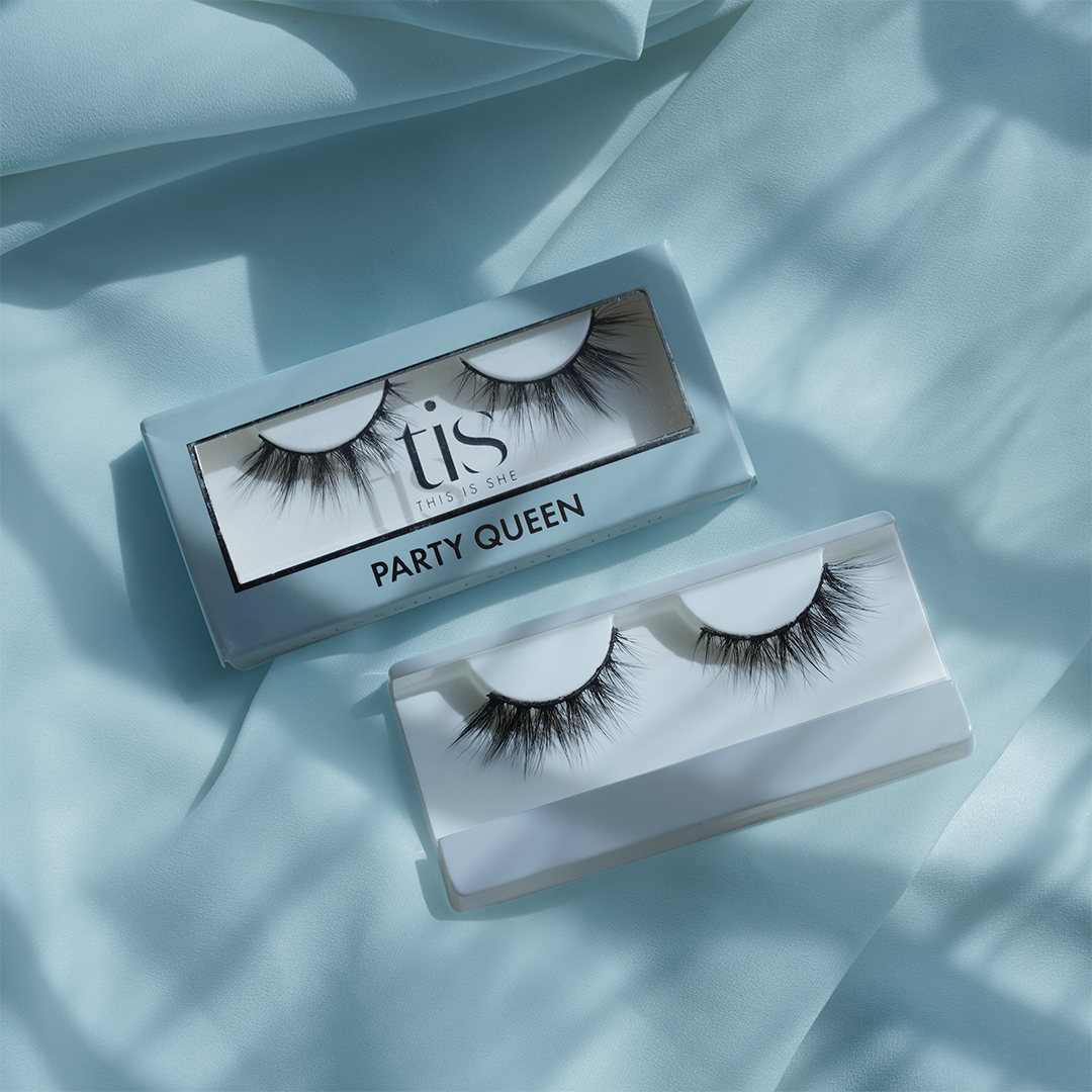 TIS Party Queen Eyelashes from Classic collection - Premium quality Eye lashes-1 pair lash in each box - By Canadian Brand This is She