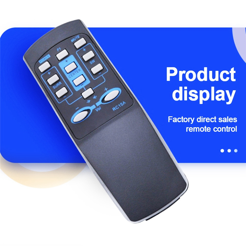 2X Remote Control Suitable for Sound Speaker System R501T04/S5.1M RC15A/RC16 R501T RC16 RC15T. 