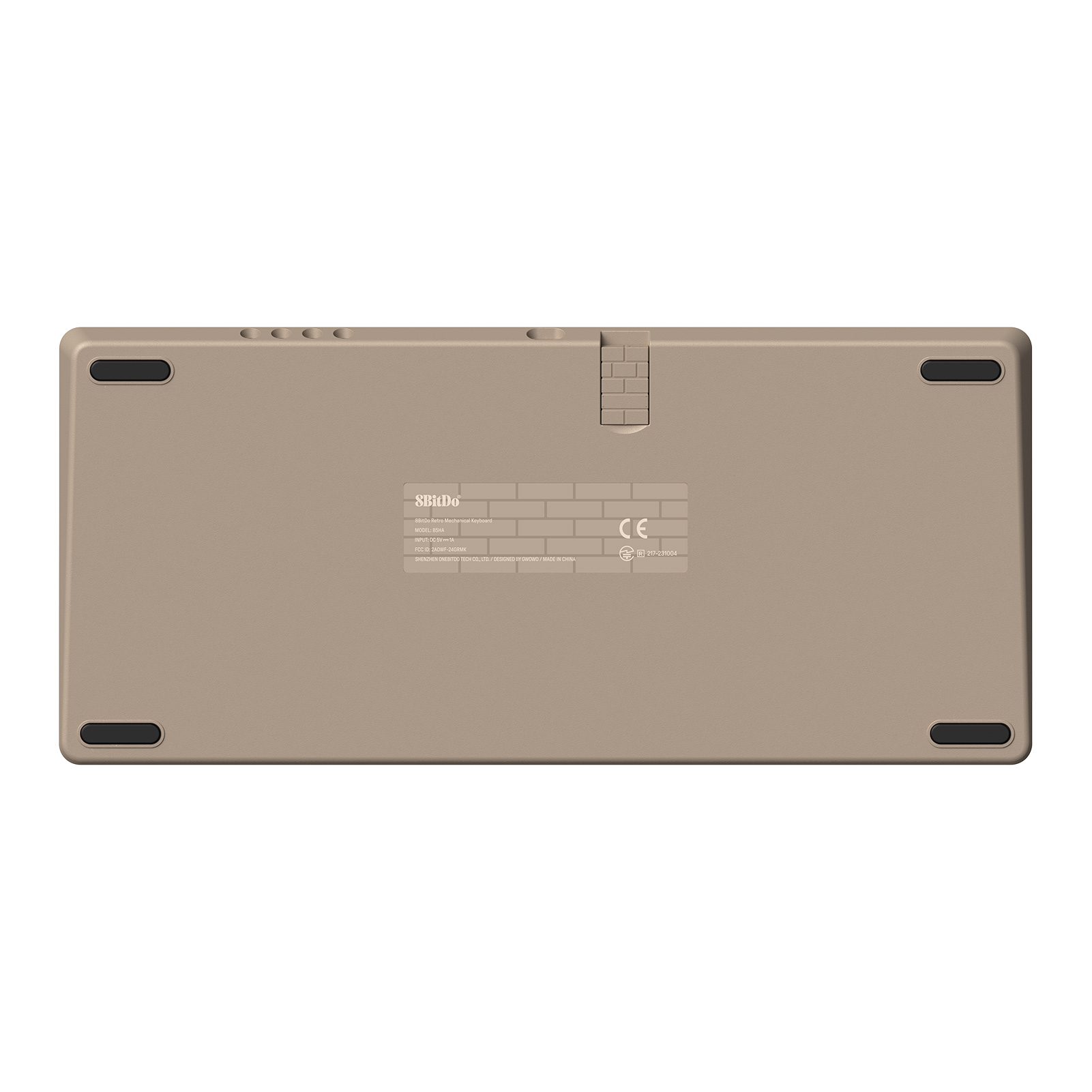 8BitDo Retro Mechanical Keyboard, BT/2.4G/USB-C Hot Swappable Gaming Keyboard with 87 Keys, Dual Super Programmable Buttons. 