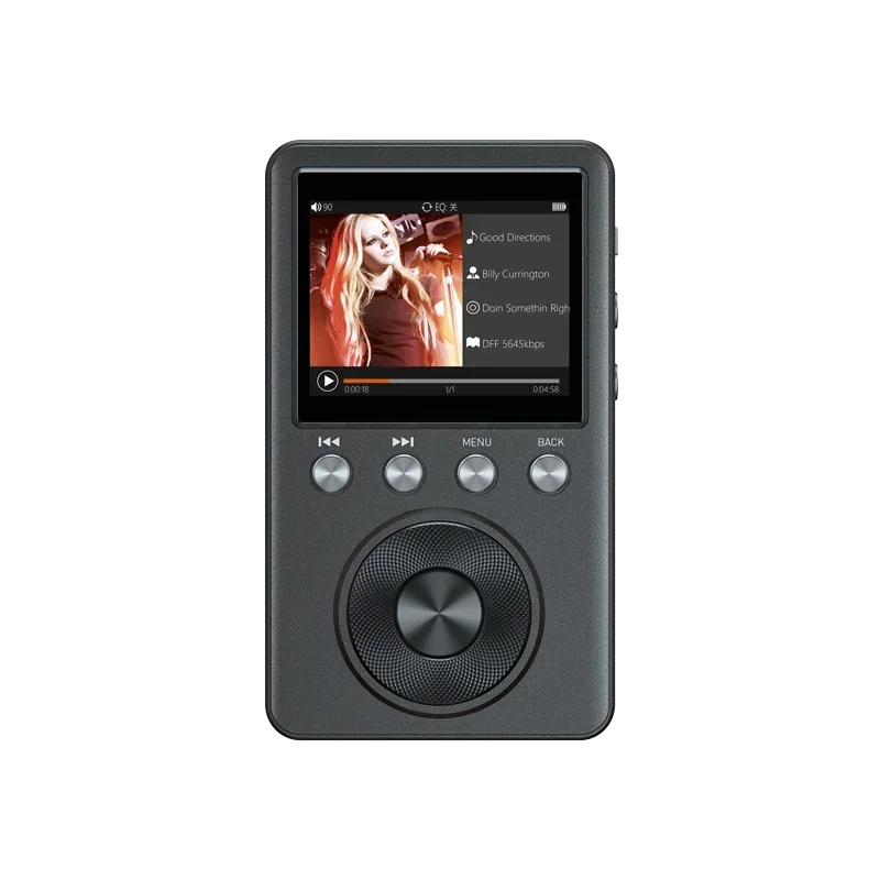 HIFI Music Player MP3 AK4490EQ DAC DSD256 64BIT 192KHz Lossless Music Walkman Dual Output Built-in EQ Equalizer CUE Split Rail. 