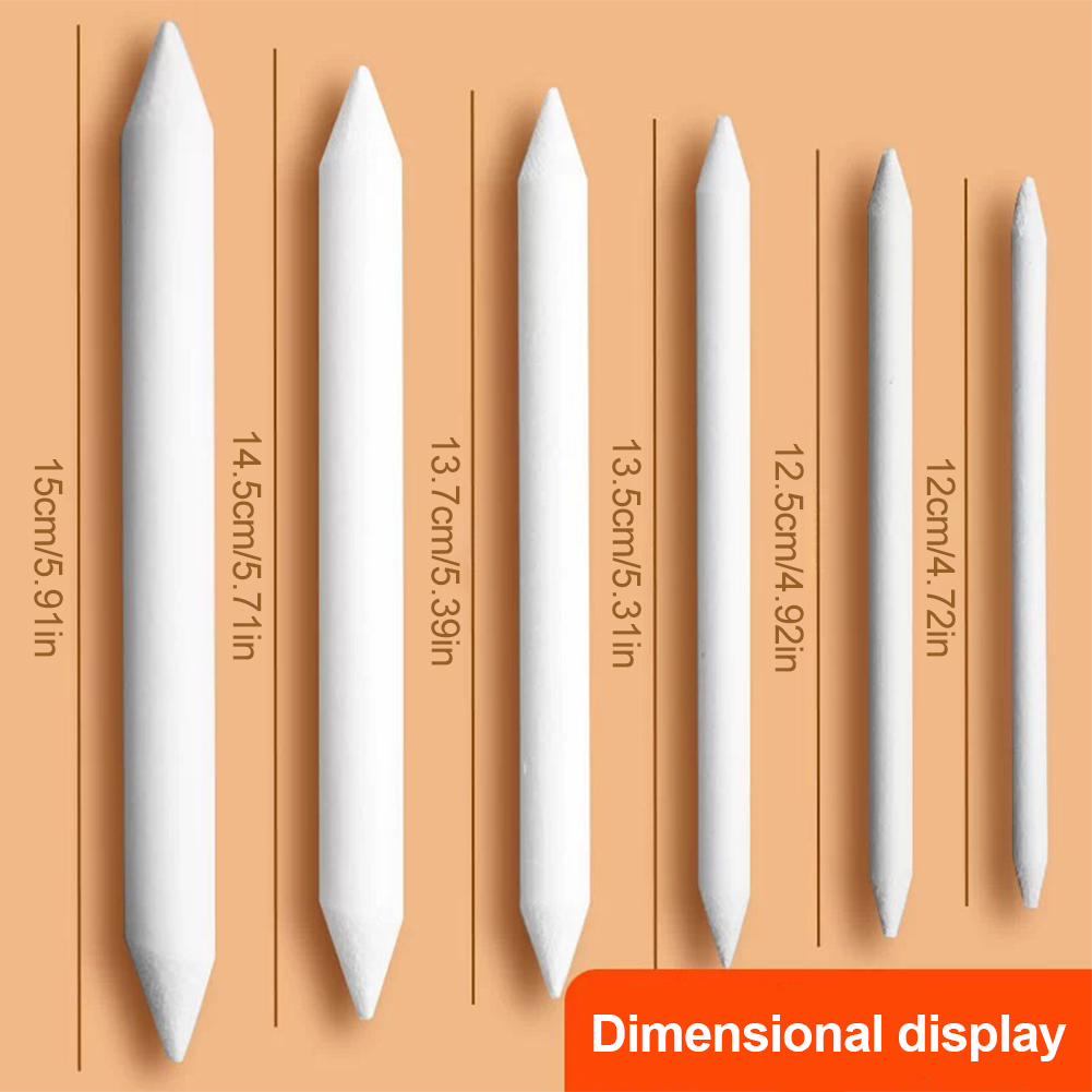 SF Blending Stumps and Tortillions Paper Art Blenders Sandpaper Pencil Sharpener Pointer for Artist Charcoal Sketch Drawing Tools. 