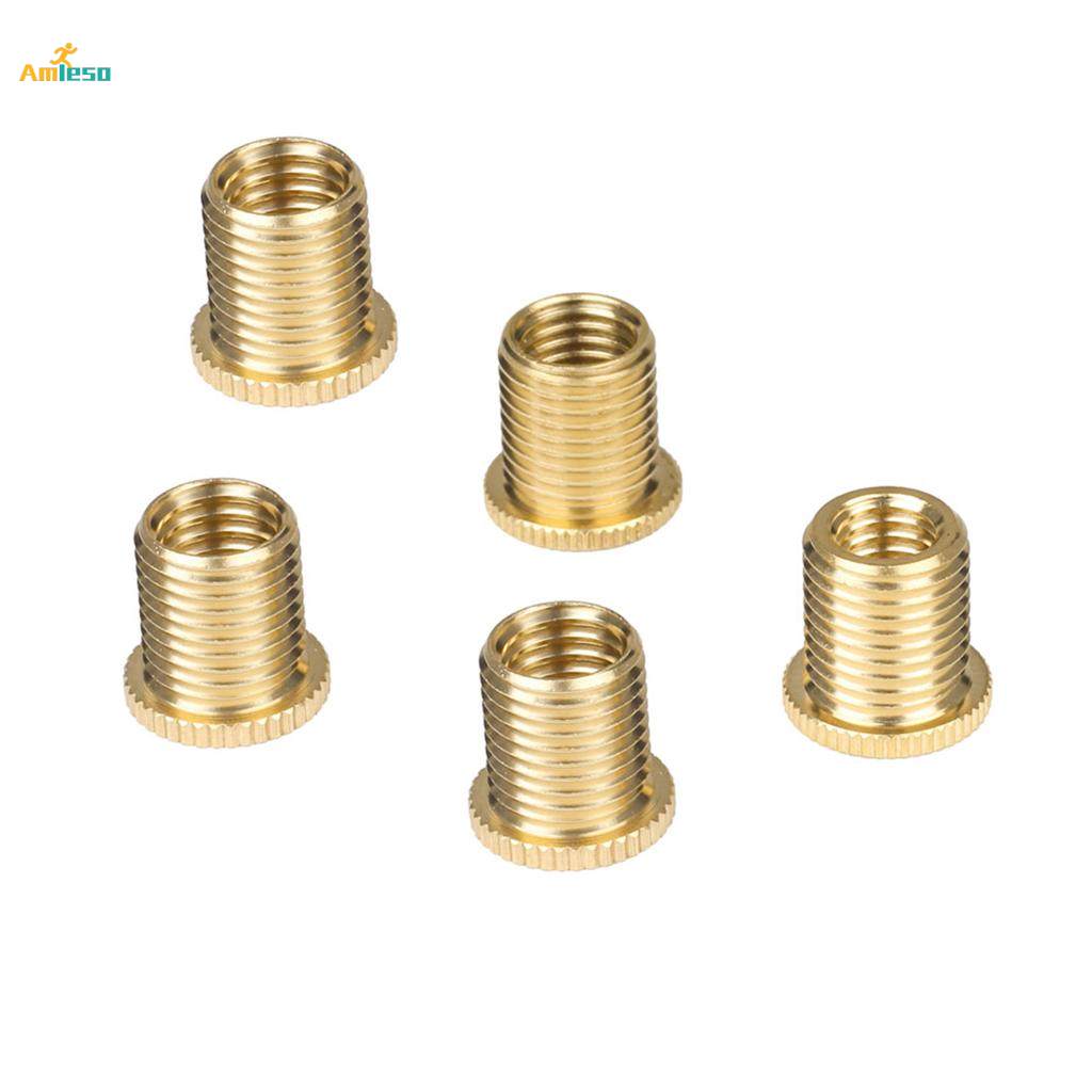 4x5X Aluminum Alloy Gear Shift Knob Thread Adapter Nuts Insert Set M10x1.25. 