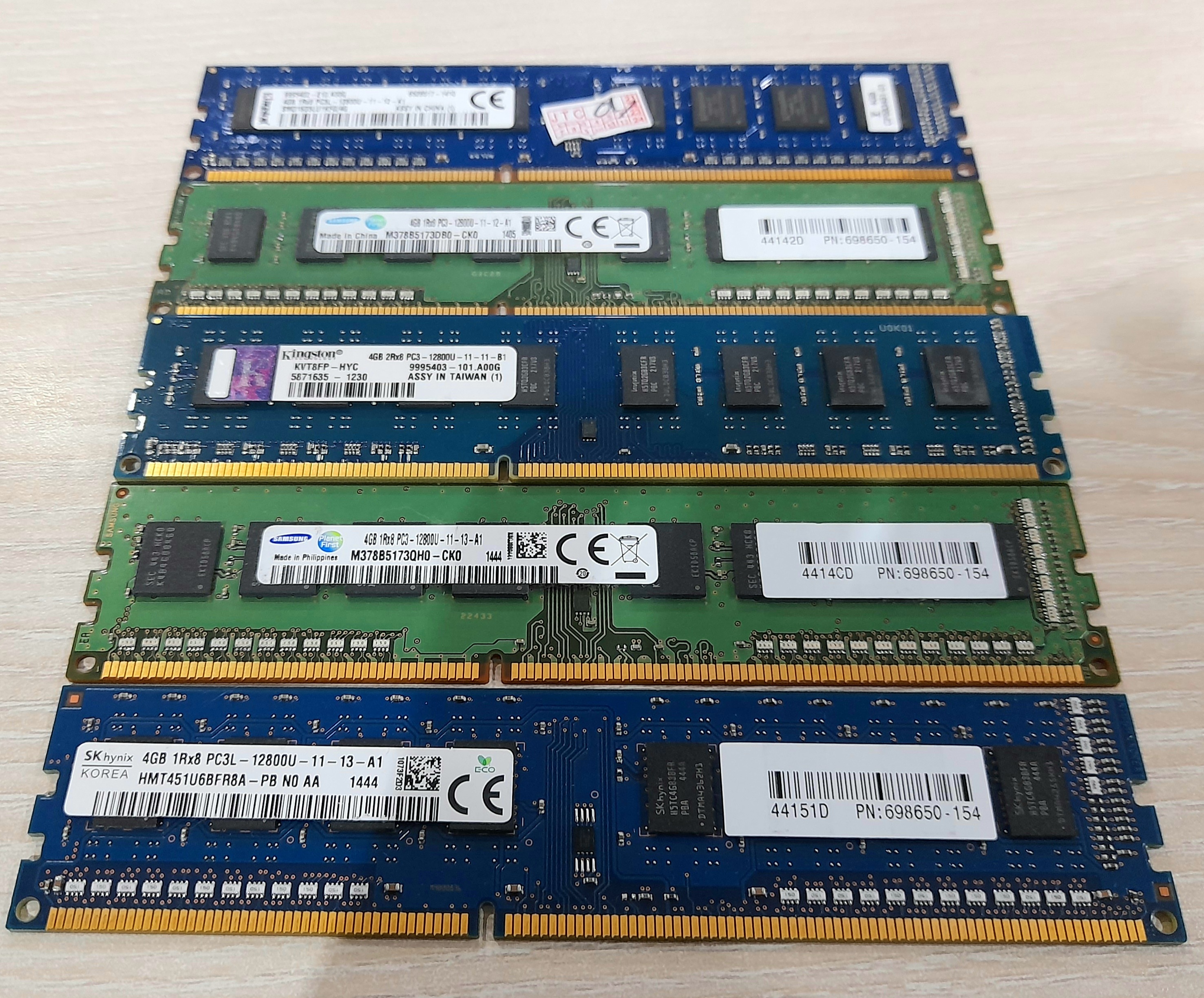 RAM DDR3 4GB DESKTOP PC3-12800-1600MHz