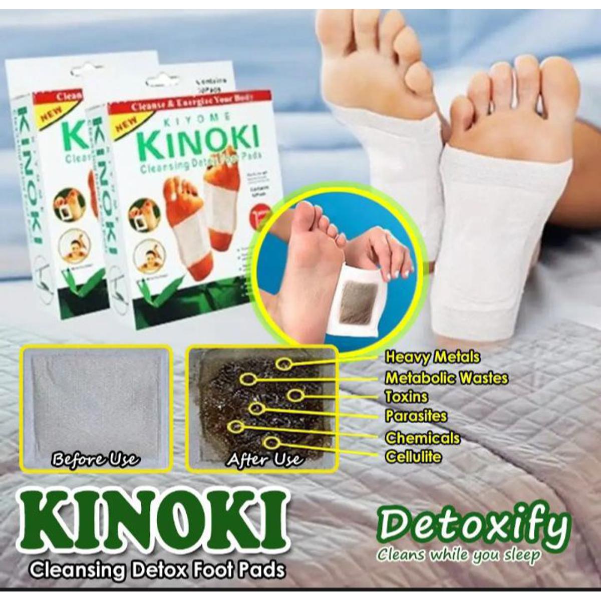 2 Pack Combo Kinoki Detox Foot Pads 20 Pieces