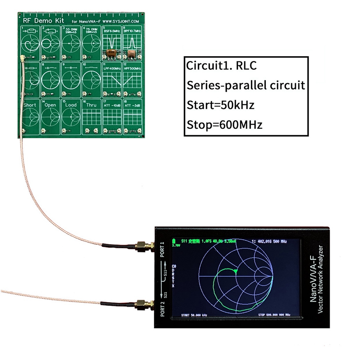 RF Demo Kit -F RF Test Board HAM Vector Network Test. 