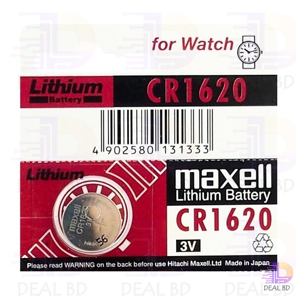CR1620 3V 75mAh Lithium Battery Coin Button Cell Motherboard Calculators Clock Watch Batteries CR 1620. 