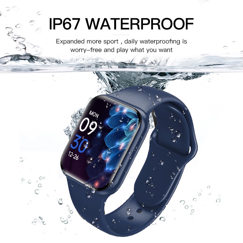 New Smart Watch Men Full Touch Screen Sport Fitness Track Watch IP67 Waterproof Bluetooth Call For Android ios Smartwatch. 