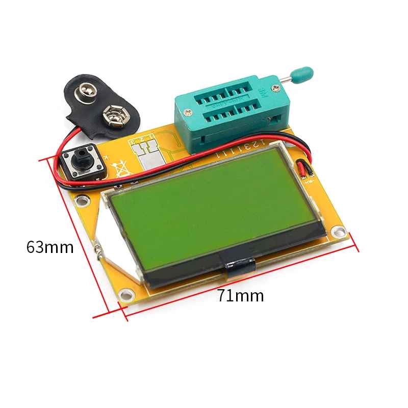 ALL in one LCR Component Tester for Transistor, Diode, Capacitance and more. 