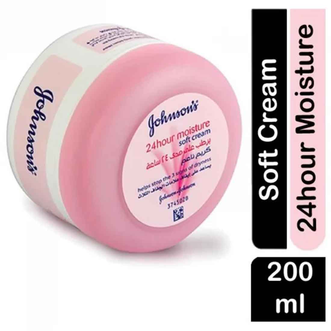JOHNSON'S 24Hour Moisture Soft Cream 200ml Price Bangladesh