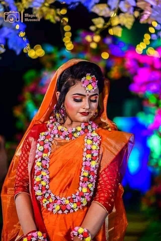 Artificial Floral Jewellery Set