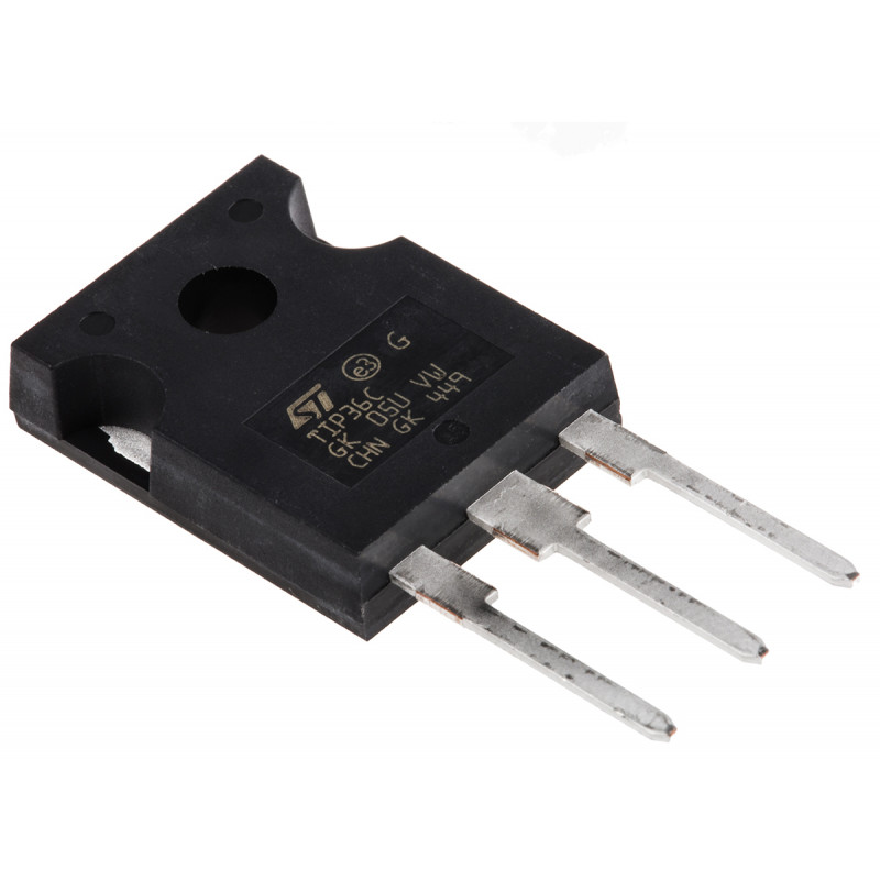 TIP36C Transistor TIP36 Transistor TIP36C IC TIP36C MOSFET Transistor PNP 100V 25A 125W TO-247 3Pin Leads. 